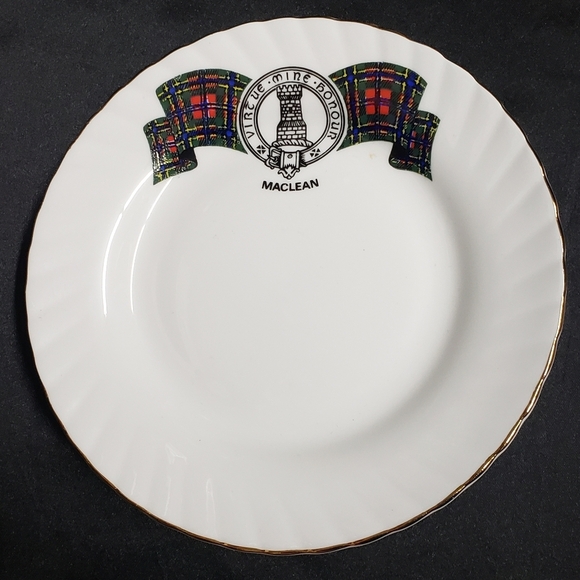 Elizabethan Fine Bone China Clan Maclean Tartan Luncheon Set - Picture 4 of 7